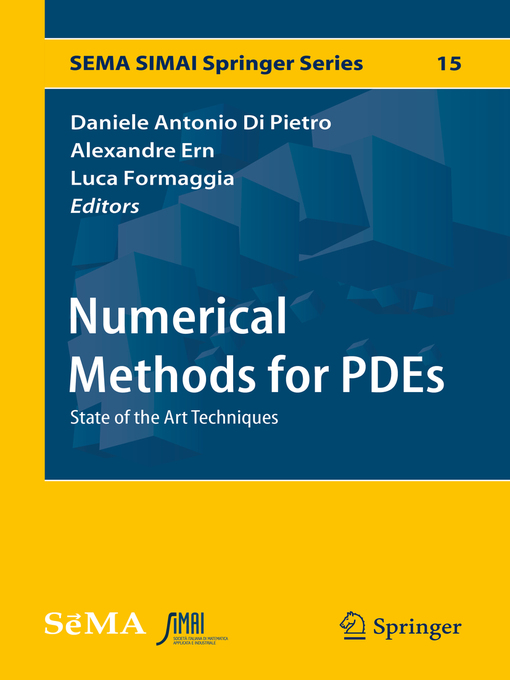 Upplýsingar um Numerical Methods for PDEs eftir Daniele Antonio Di Pietro - Biðlisti